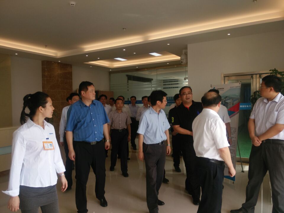 芜湖市委书记潘朝晖、市长等莅临我司视察调研